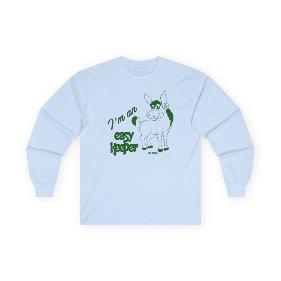 Mac Demarco Tex Crick Easy Keeper Ivory Mule Unisex Ultra Cotton Long Sleeve Tee