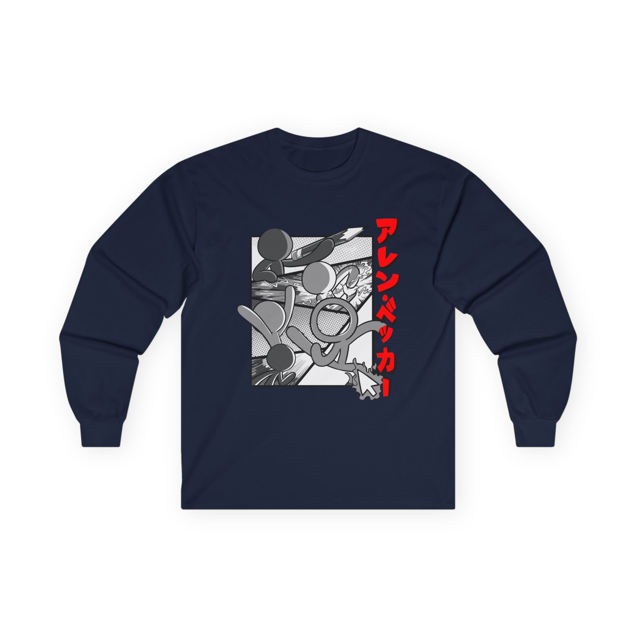 Alan Becker Manga Unisex Ultra Cotton Long Sleeve Tee