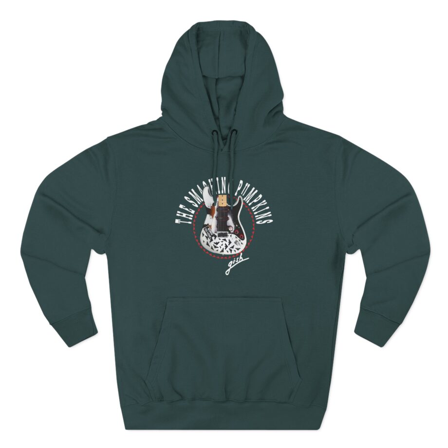 Billy Corgan Smashing Pumpkins Bat Strat Three-Panel Fleece Hoodie
