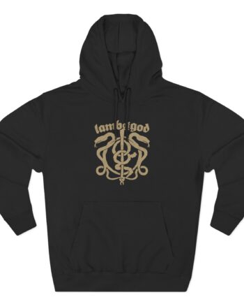 Lamb of God Congregation Snake Three-Panel Fleece Hoodie