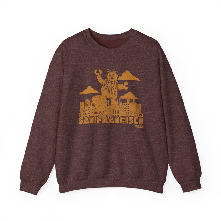 William Osman Open Sauce San Francisco Unisex Heavy Blend™ Crewneck Sweatshirt