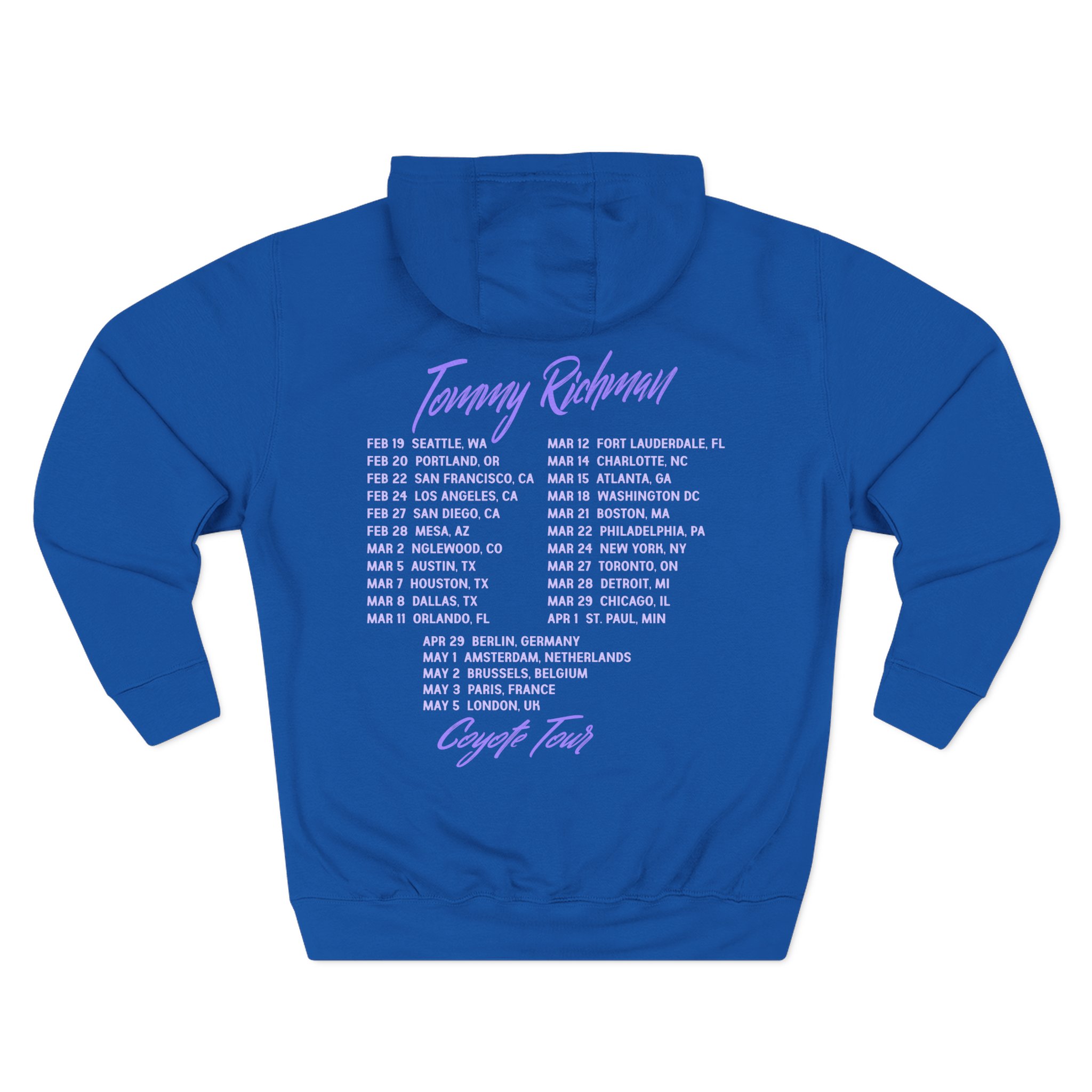Tommy Richman Coyote Tour Three-Panel Fleece Hoodie