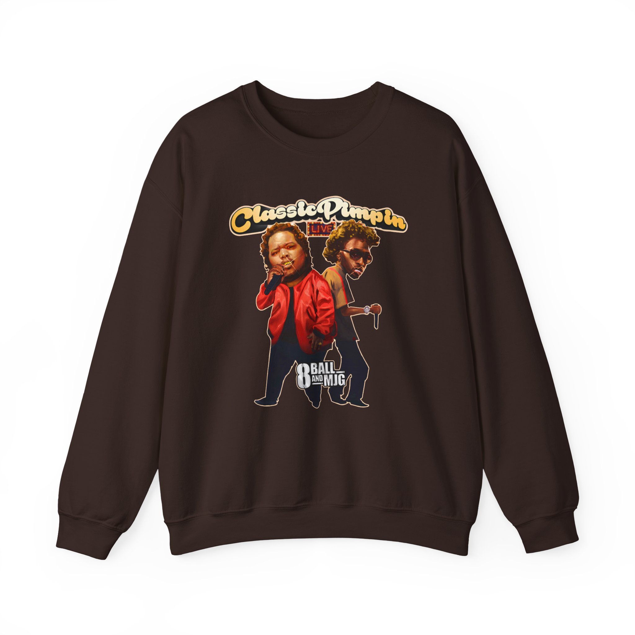 8ball Mjg Classic Pimpin Unisex Heavy Blendâ„¢ Crewneck Sweatshirt