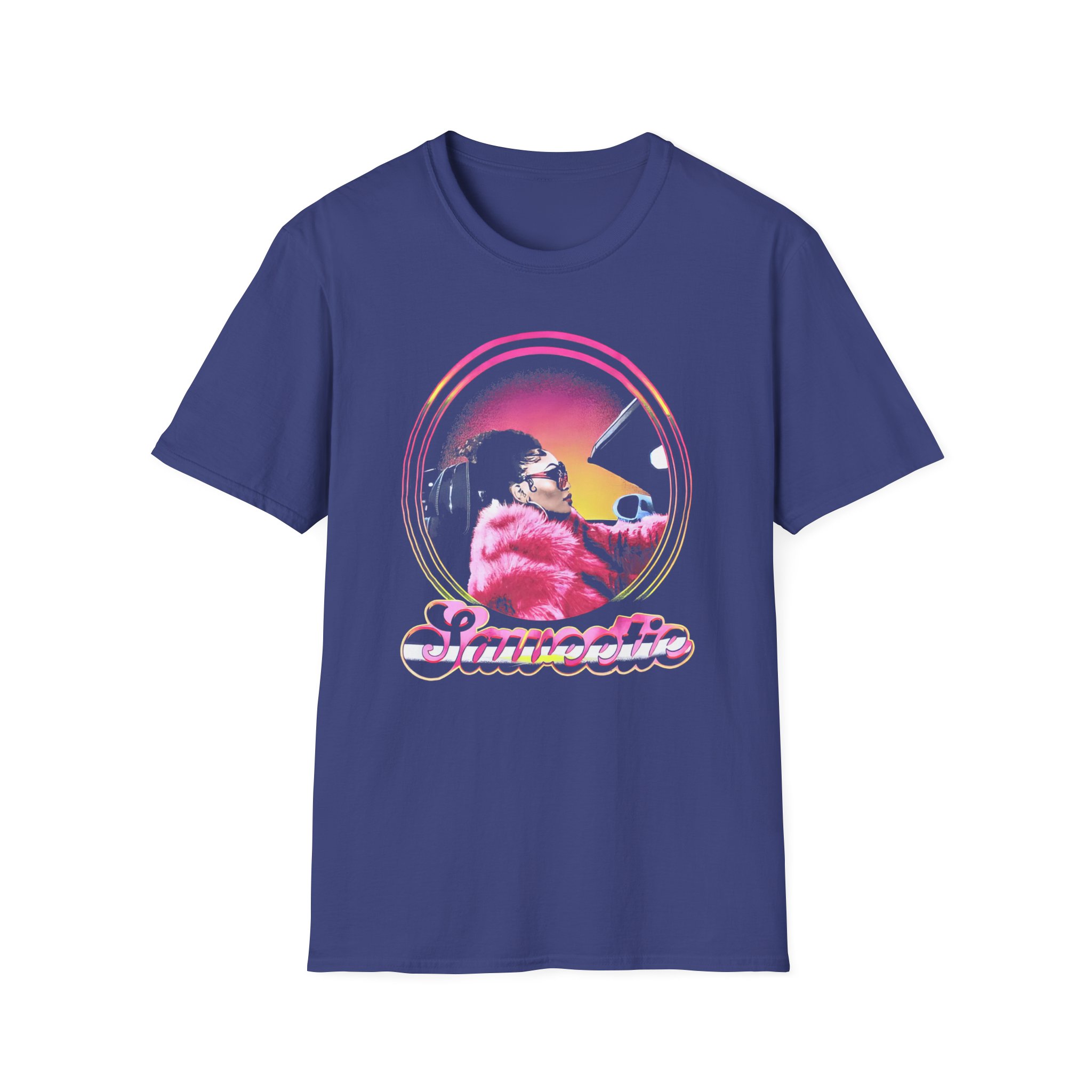 Saweetie Ridin' Around Unisex Softstyle T-Shirt