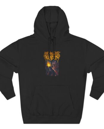 Abominable Putridity Zombies Three-Panel Fleece Hoodie