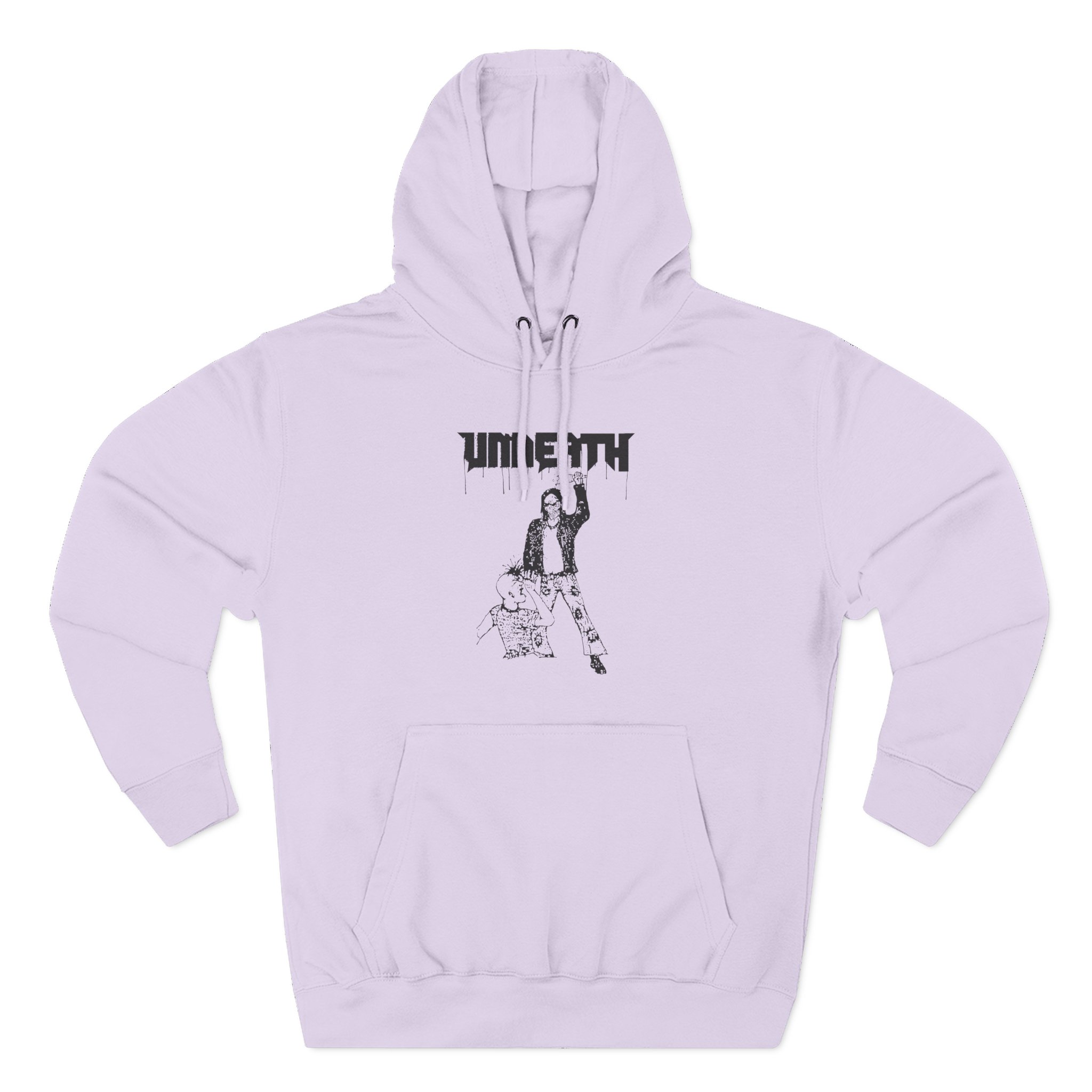 Undeath Biker Three-Panel Fleece Hoodie