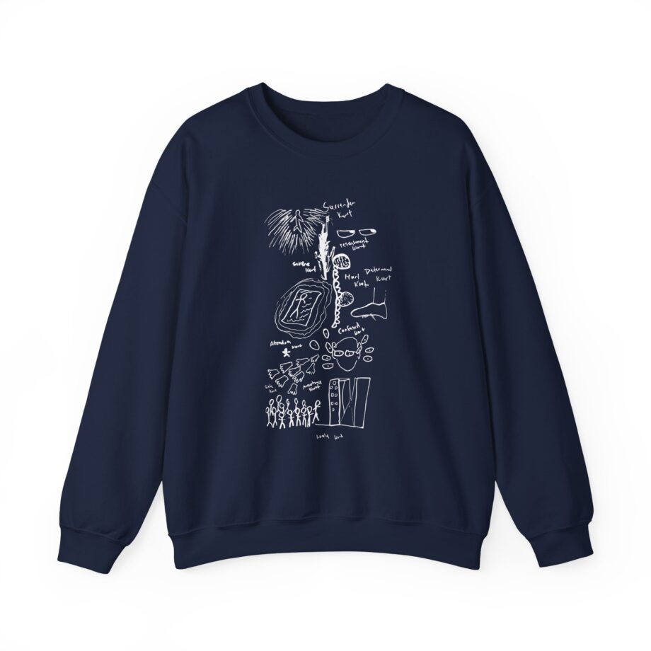Kurt Cobain All Feelings Unisex Heavy Blend™ Crewneck Sweatshirt