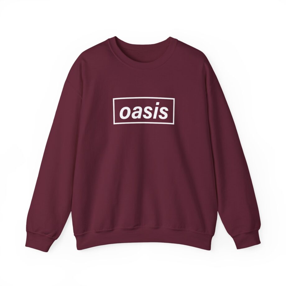 Oasis Decca Logo Unisex Heavy Blend™ Crewneck Sweatshirt