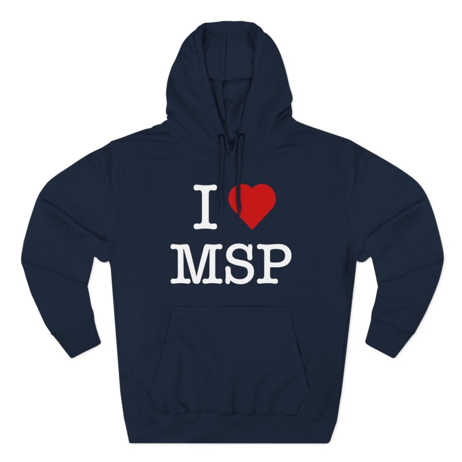 Manic Street Preachers I Heart Msp Three-Panel Fleece Hoodie