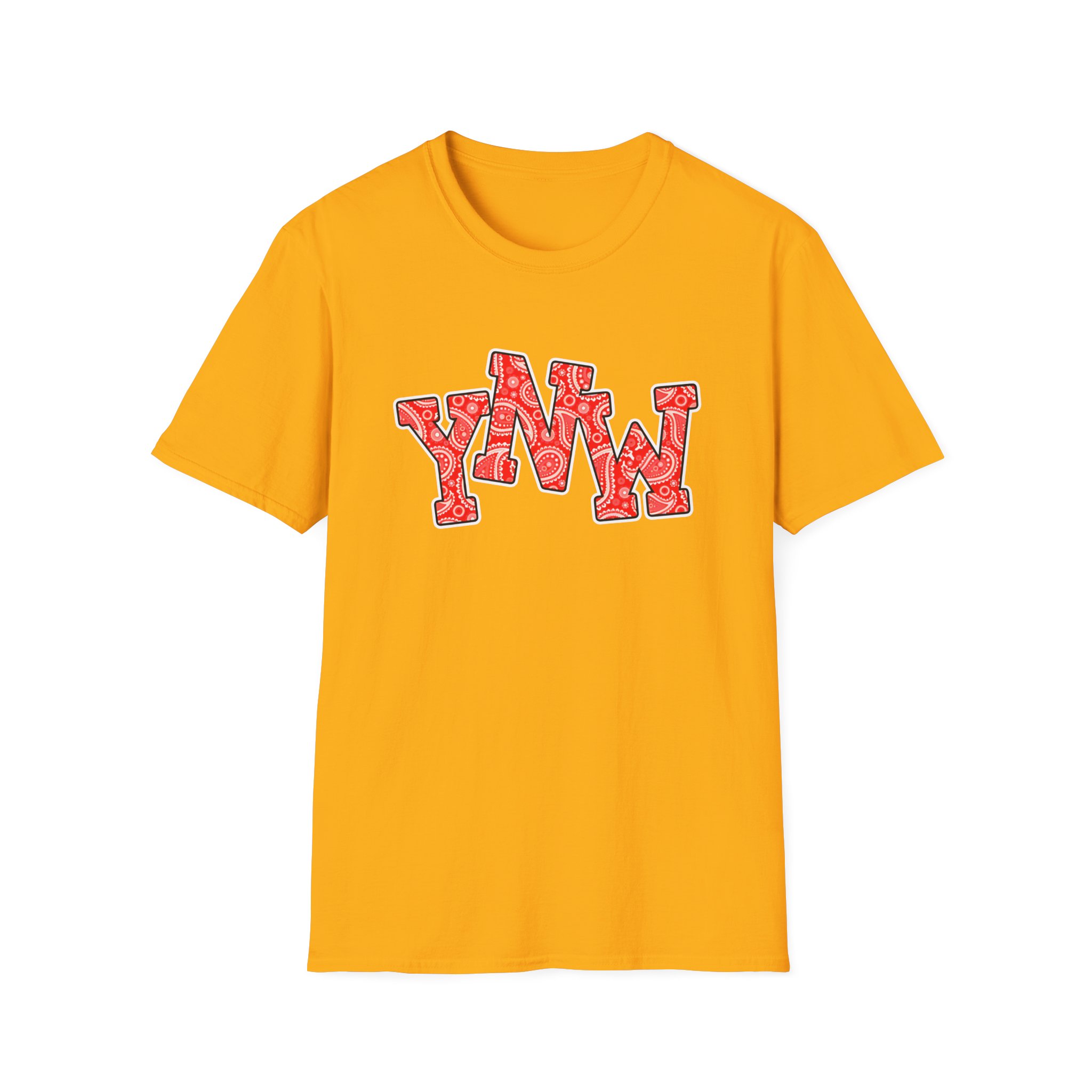 YNW Melly Paisley Unisex Softstyle T-Shirt