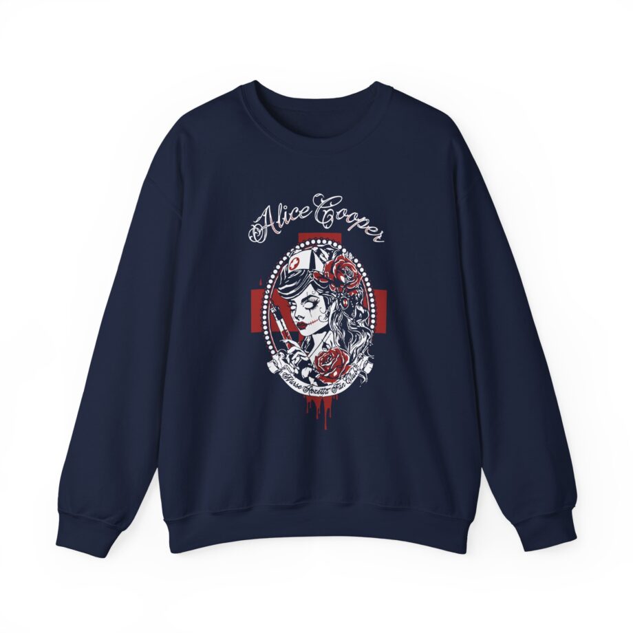 Alice Cooper Nurse Rosetta Unisex Heavy Blend™ Crewneck Sweatshirt