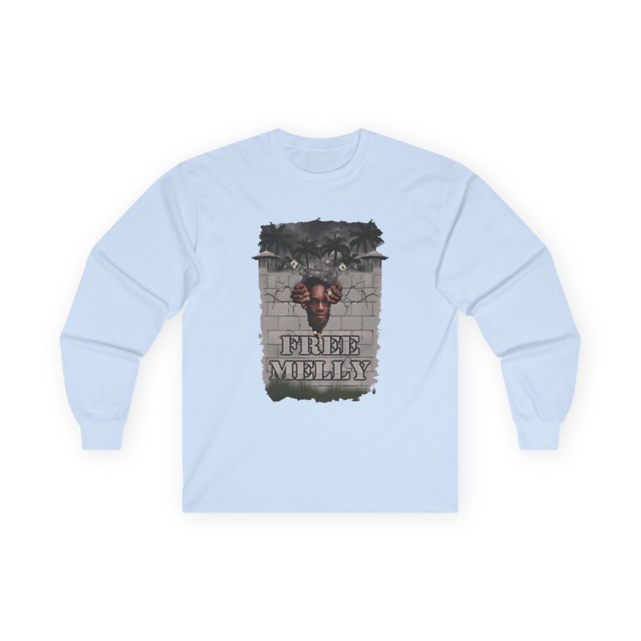 YNW Melly Brick Wall Unisex Ultra Cotton Long Sleeve Tee