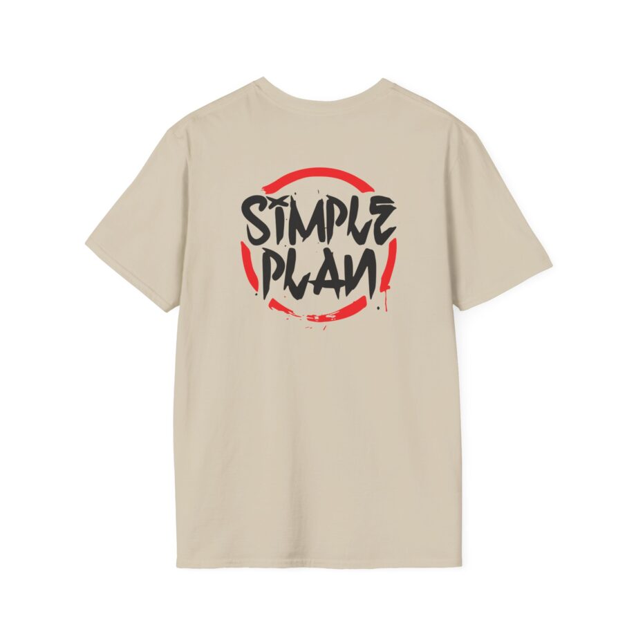 Simple Plan Circle Splat  Unisex Softstyle T-Shirt