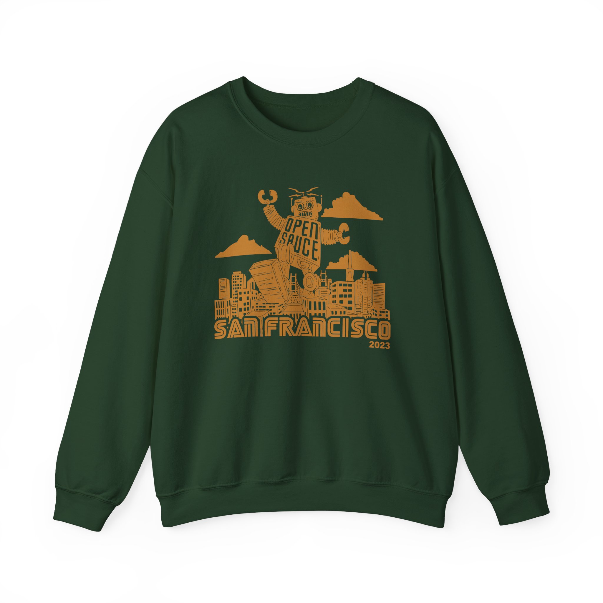 William Osman Open Sauce San Francisco Unisex Heavy Blendâ„¢ Crewneck Sweatshirt