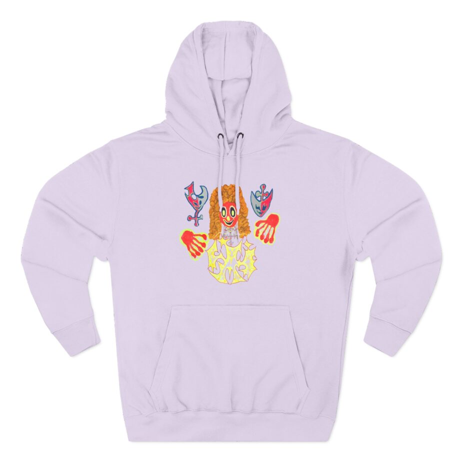 Bladee Three-Panel Fleece Hoodie