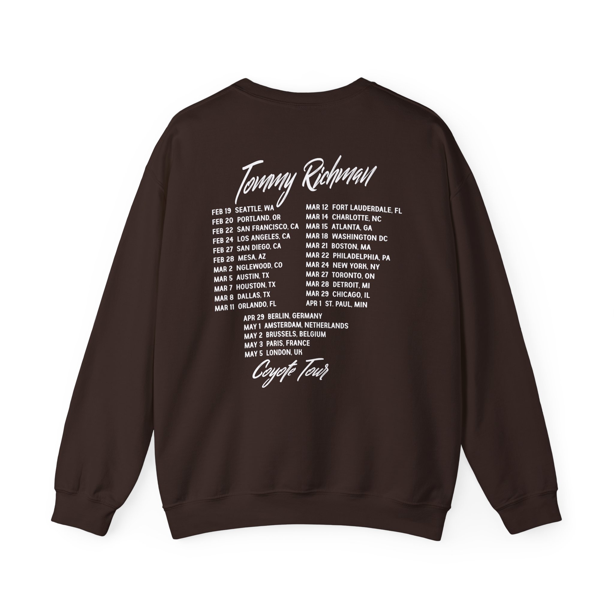Tommy Richman Coyote Tour Unisex Heavy Blendâ„¢ Crewneck Sweatshirt