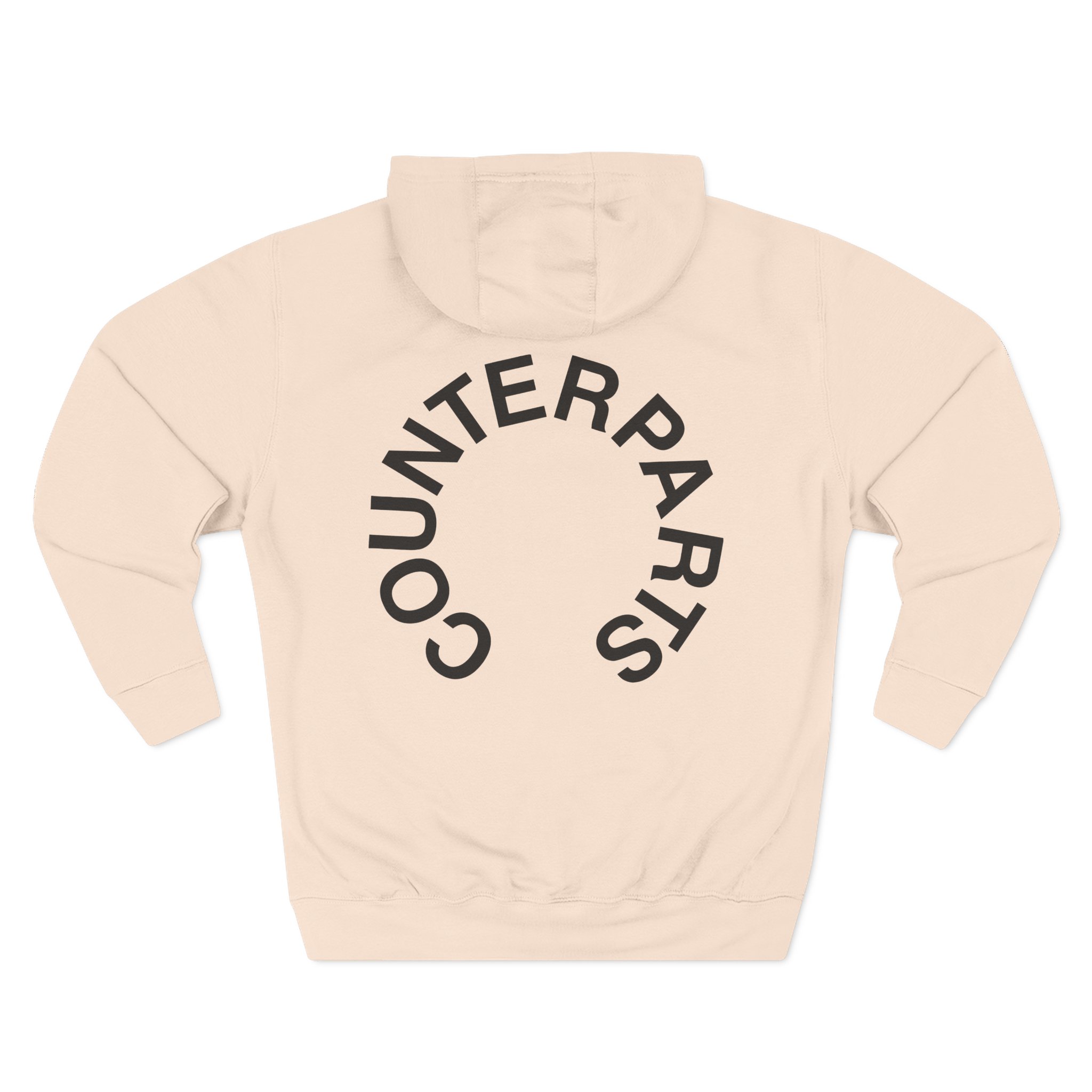 Counterparts Three-Panel Fleece Hoodie