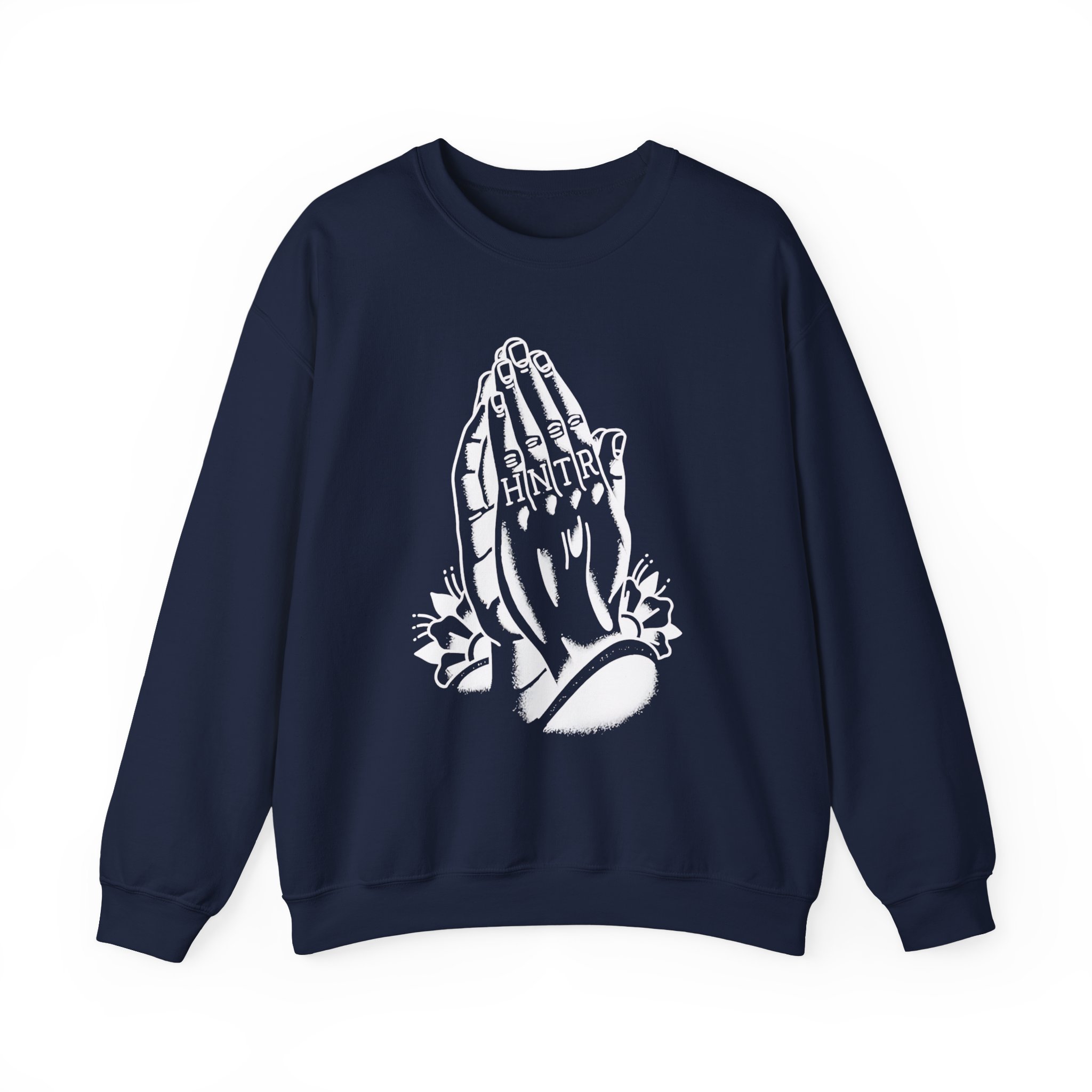 Demon Hunter  Praying Hands Unisex Heavy Blendâ„¢ Crewneck Sweatshirt