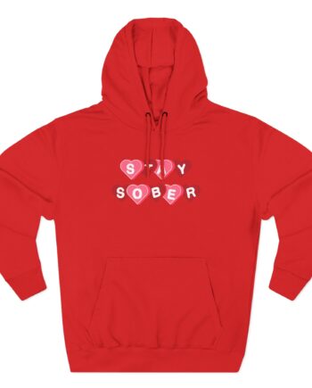 Daydrian Harding Candy Hearts Three-Panel Fleece Hoodie