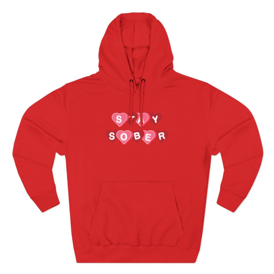 Daydrian Harding Candy Hearts Three-Panel Fleece Hoodie