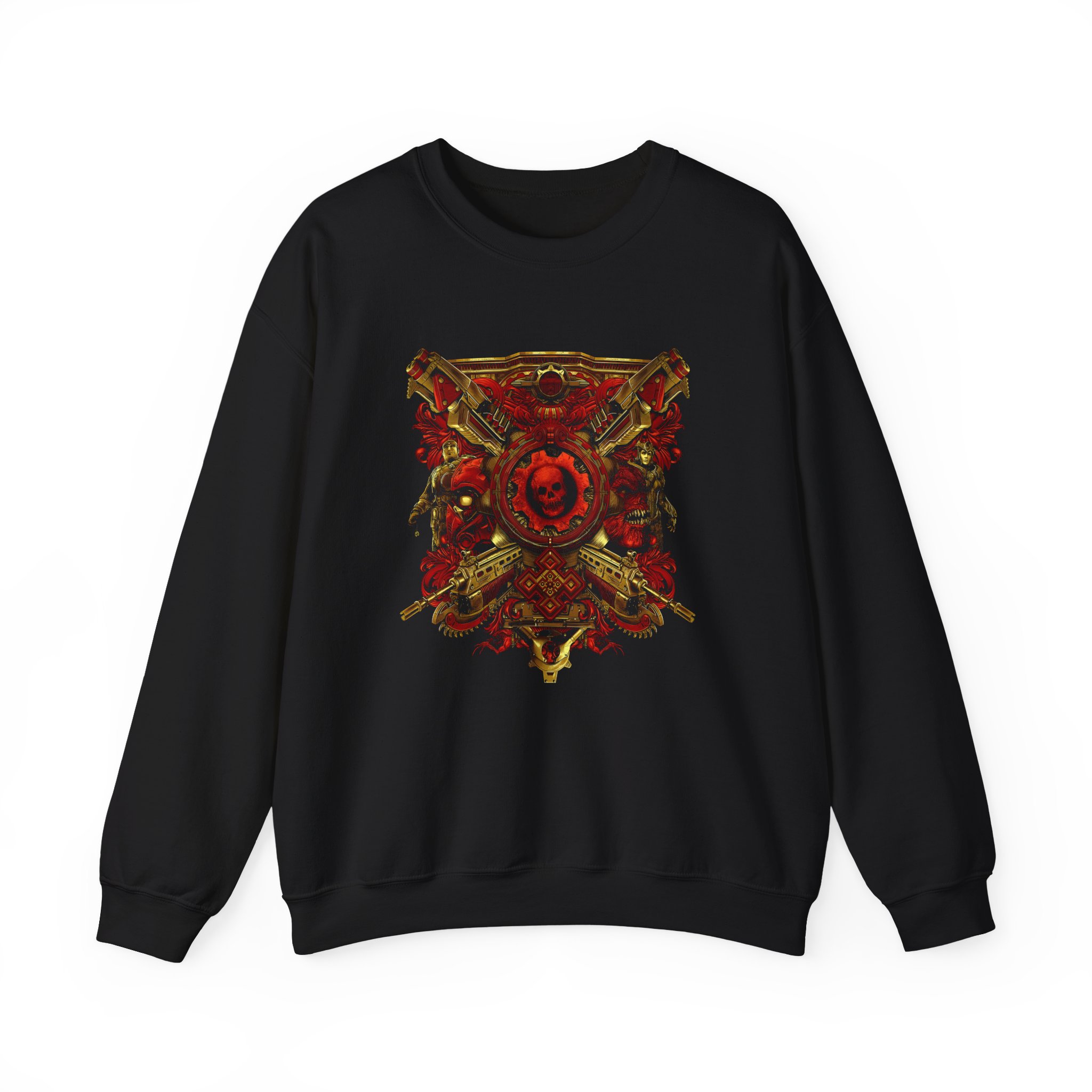Gears of War Legacy Gold Foil Unisex Heavy Blendâ„¢ Crewneck Sweatshirt