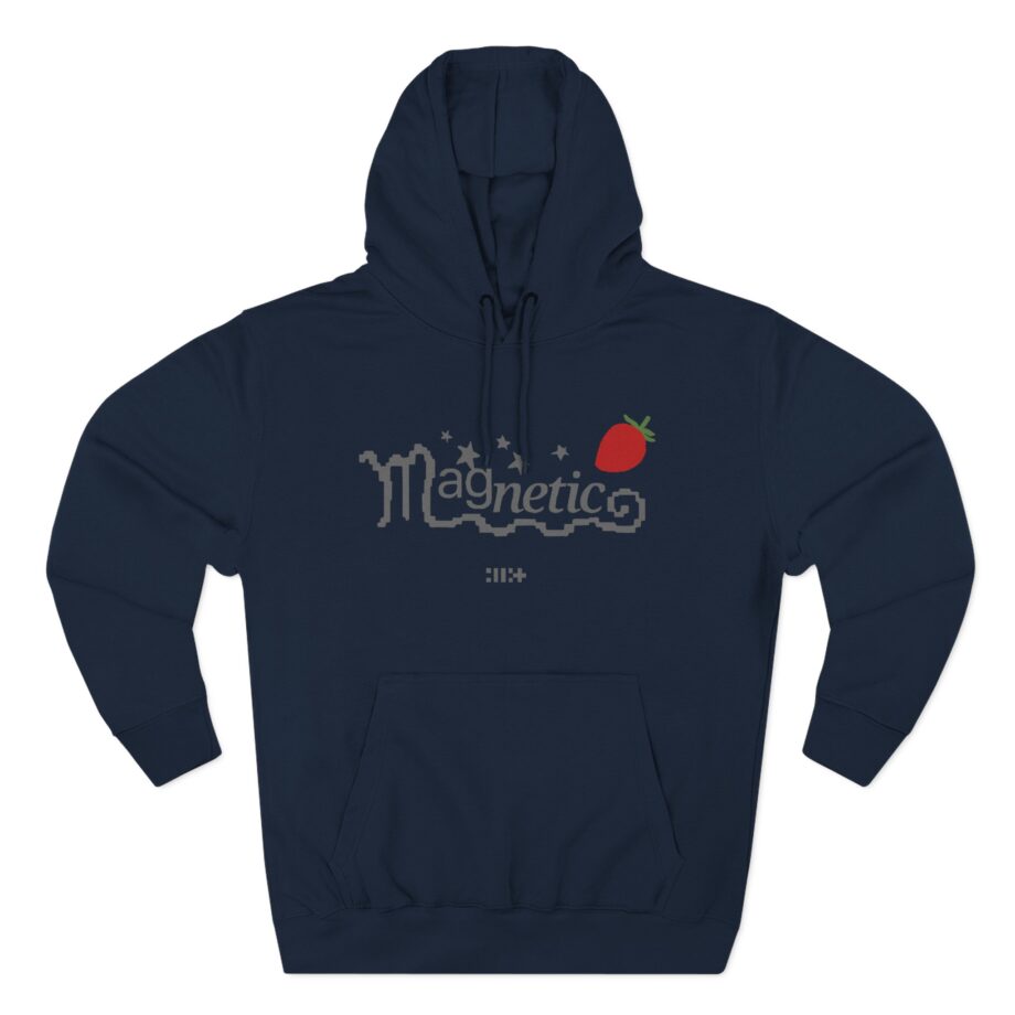 ILLIT Magnetic Logo Three-Panel Fleece Hoodie