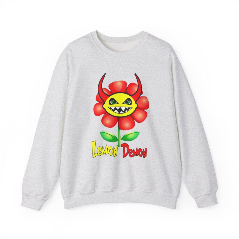 Lemon Demon Flower Unisex Heavy Blend™ Crewneck Sweatshirt
