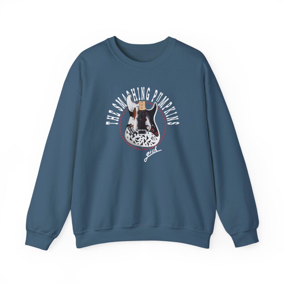 Billy Corgan Smashing Pumpkins Bat Strat Unisex Heavy Blend™ Crewneck Sweatshirt