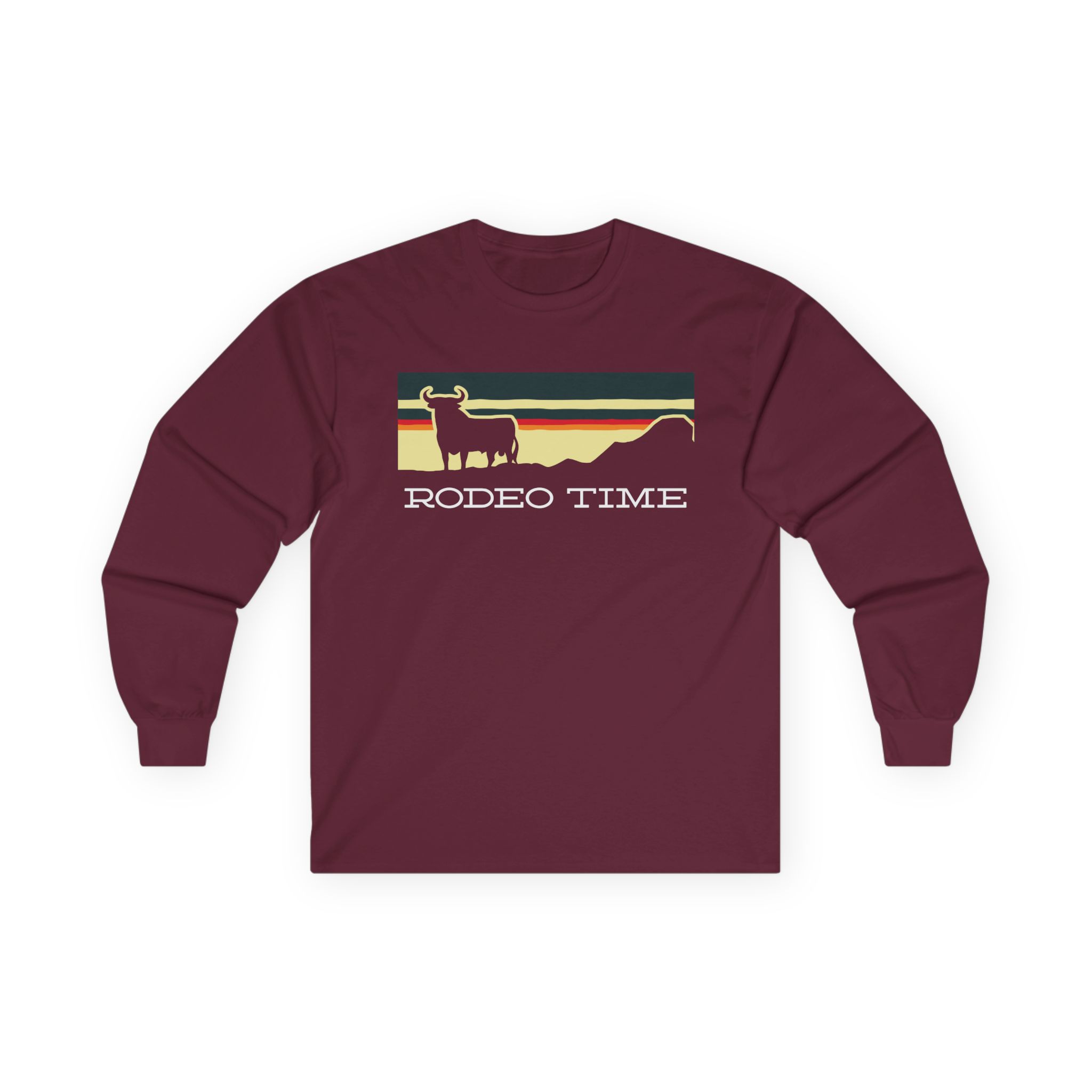 Dale Brisby Sunset Rodeo Time Unisex Ultra Cotton Long Sleeve Tee