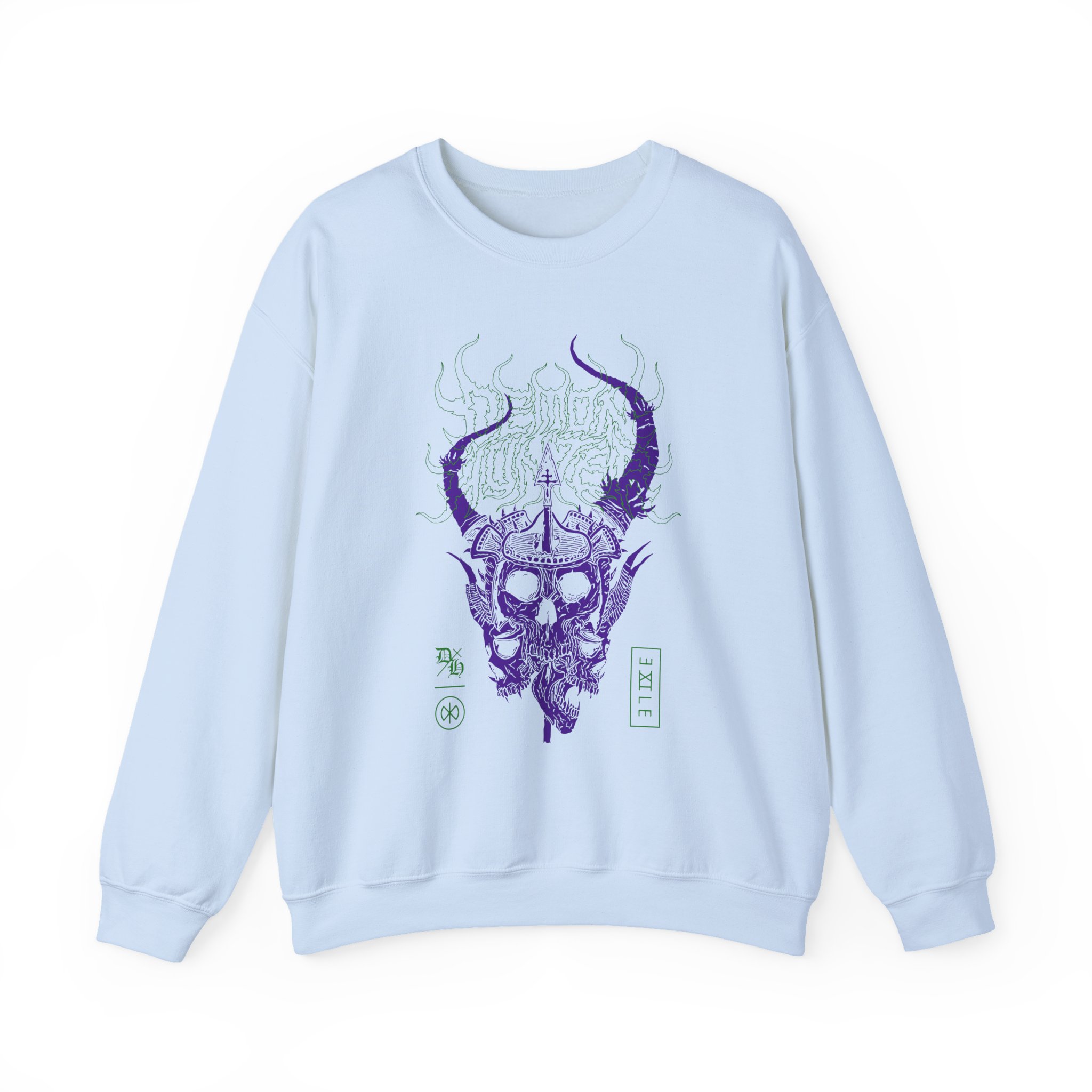Demon Hunter Warrior Unisex Heavy Blendâ„¢ Crewneck Sweatshirt