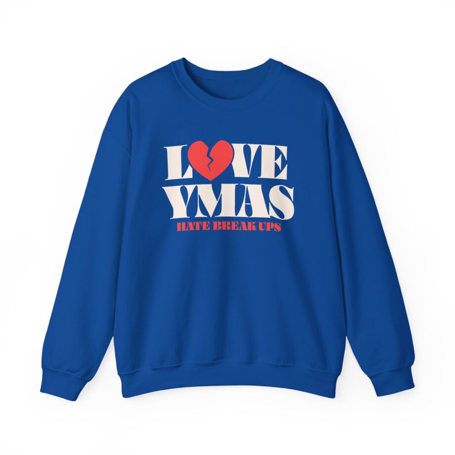 You Me at Six Love Ymas, Hate Breakups Unisex Heavy Blend™ Crewneck Sweatshirt