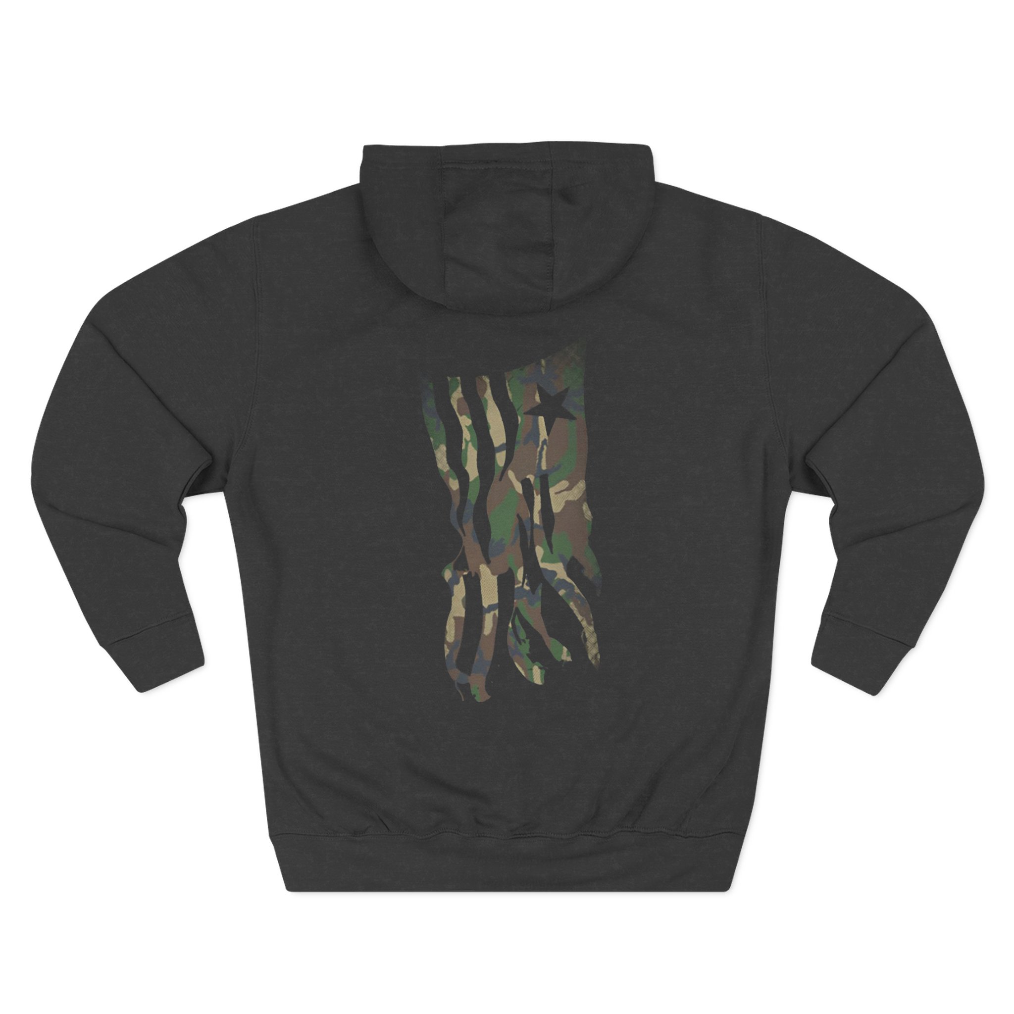 Lamb of God Camo Flag Three-Panel Fleece Hoodie
