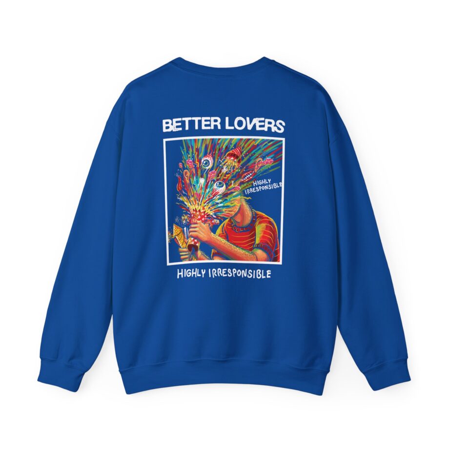 Better Lovers Highly Irresponsible Album Art Unisex Heavy Blend™ Crewneck Sweatshirt