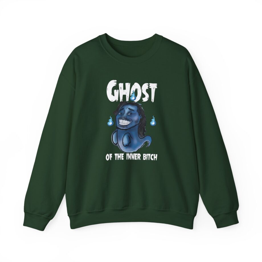 Aba and Preach Ghost of the Inner Bitch Unisex Heavy Blend™ Crewneck Sweatshirt