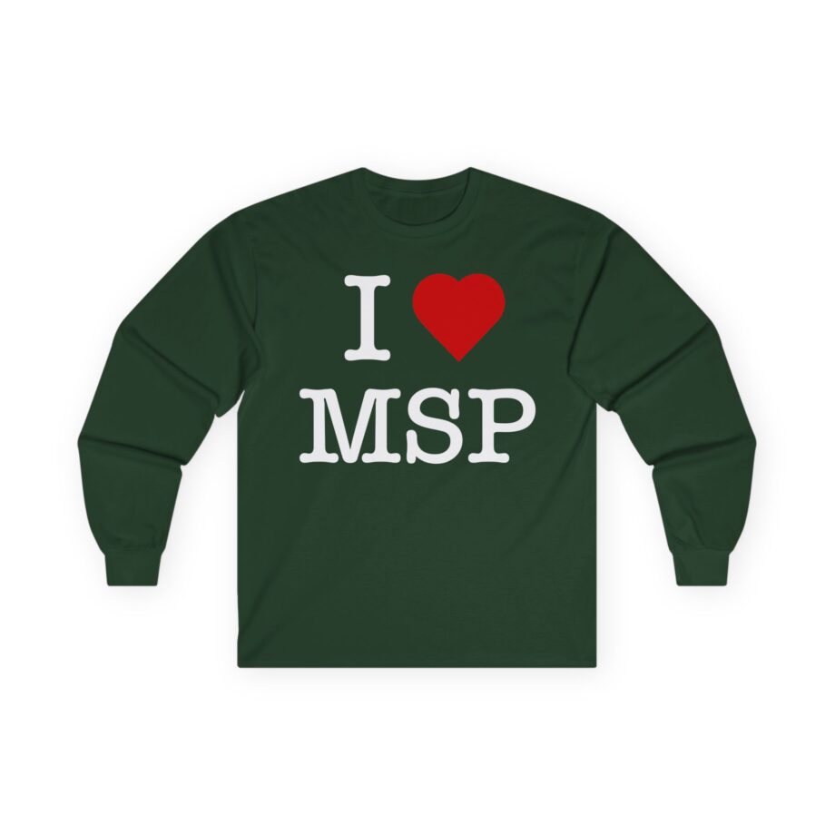 Manic Street Preachers I Heart Msp Unisex Ultra Cotton Long Sleeve Tee