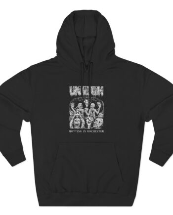 Undeath Rotting in Rochester Three-Panel Fleece Hoodie