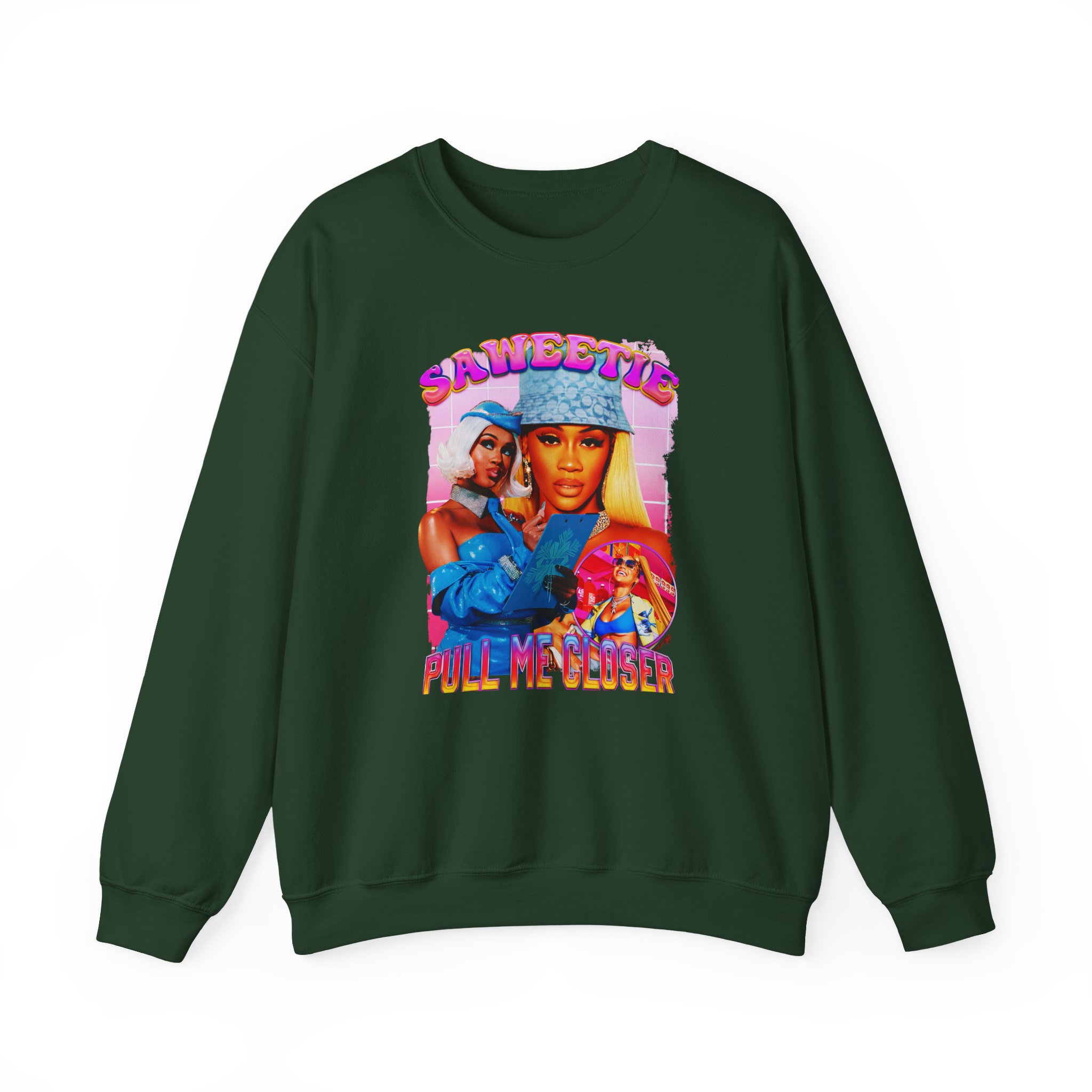 Saweetie Unisex Heavy Blend Crewneck Sweatshirt