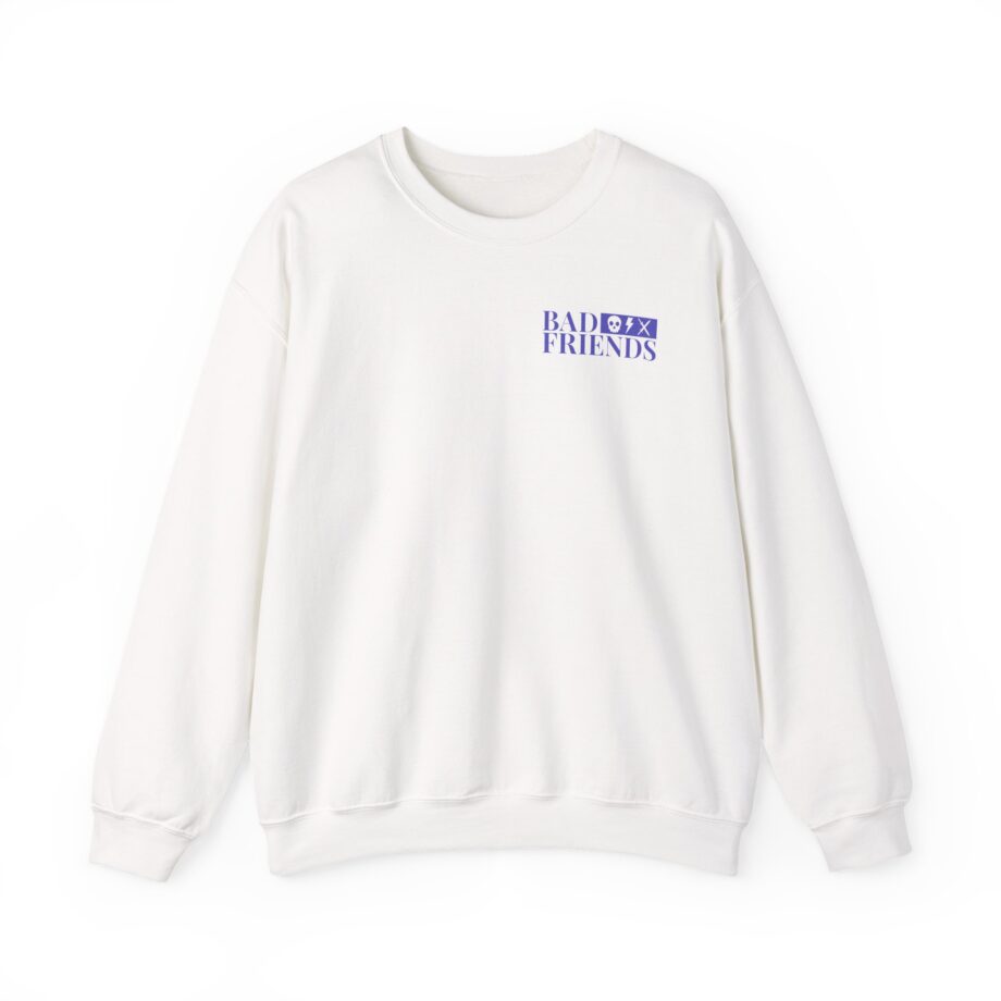 Bad Friends Rudy and Her Knives Lavender Unisex Heavy Blend™ Crewneck Sweatshirt