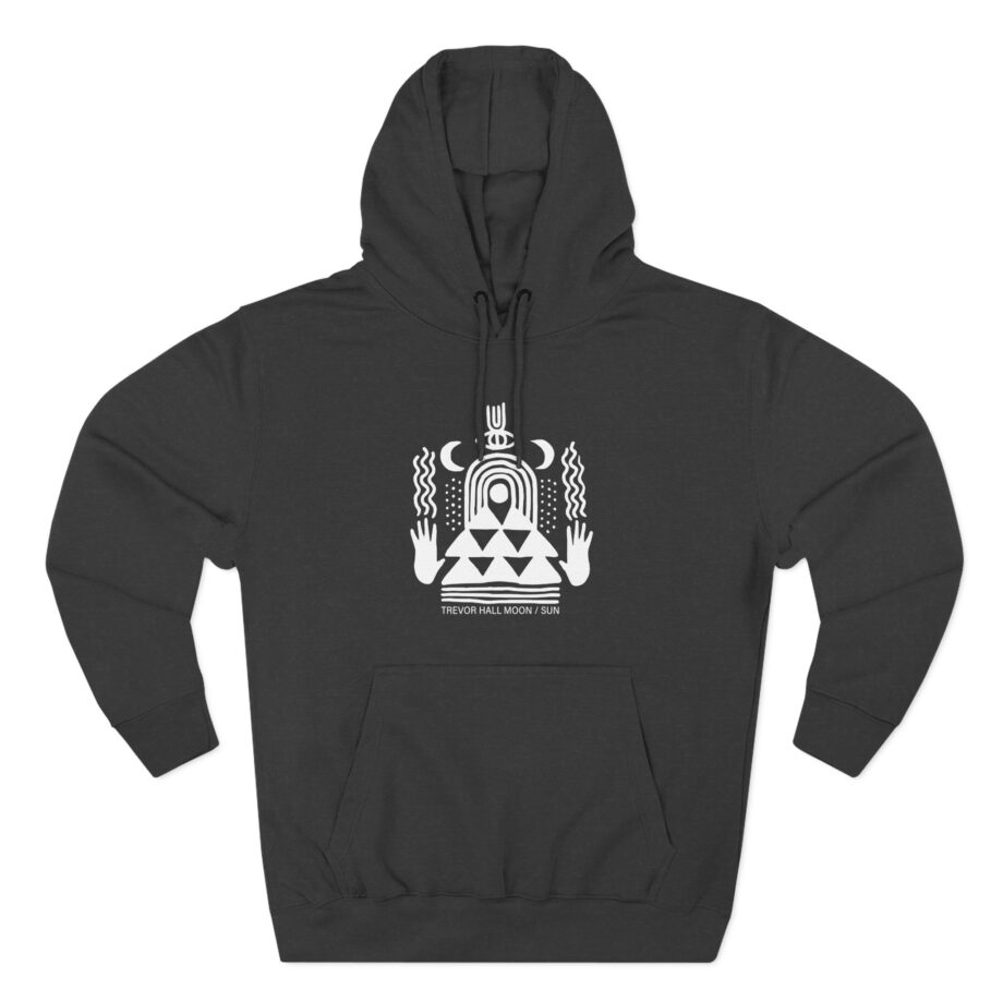 Trevor Hall Moon / Sun Three-Panel Fleece Hoodie