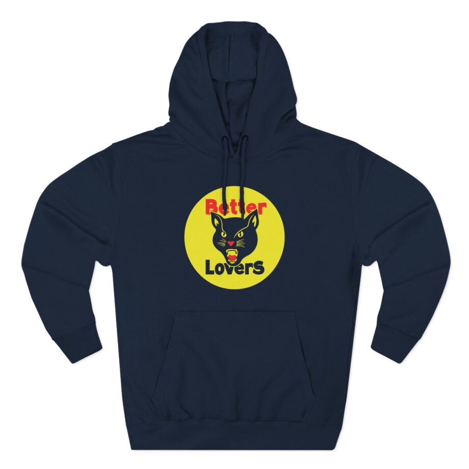 Better Lovers Cat Bootleg Three-Panel Fleece Hoodie