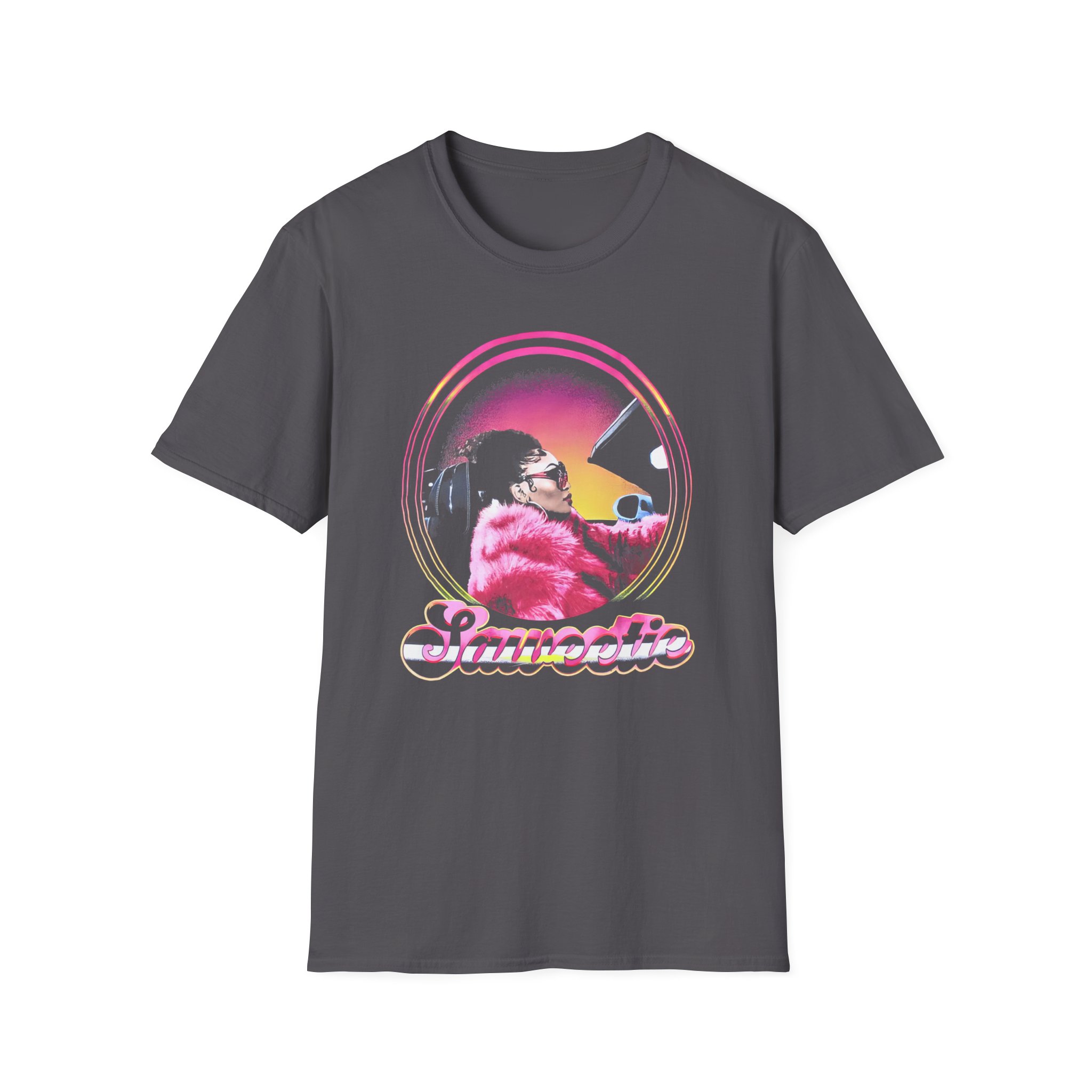 Saweetie Ridin' Around Unisex Softstyle T-Shirt