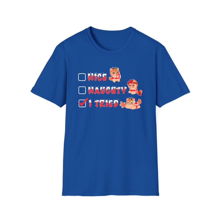 Aphmau Naughty Nice Holiday Unisex Softstyle T-Shirt