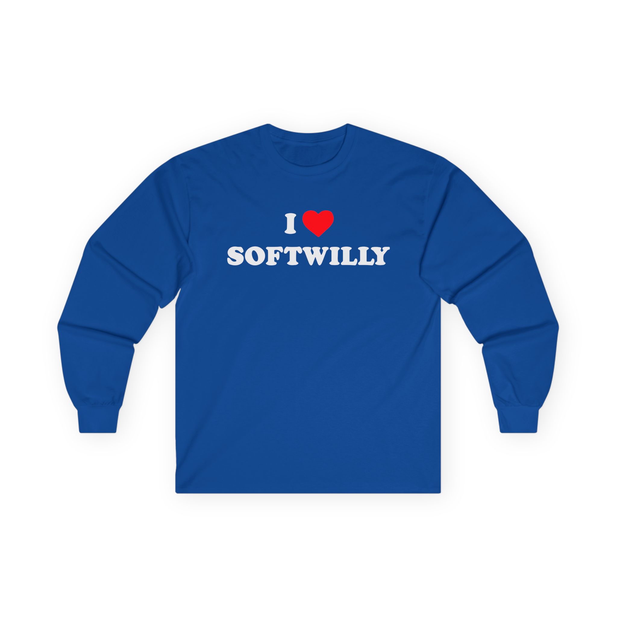 Softwilly I Love Softwilly Unisex Ultra Cotton Long Sleeve Tee