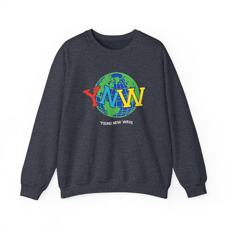 YNW Melly globe Unisex Heavy Blend™ Crewneck Sweatshirt