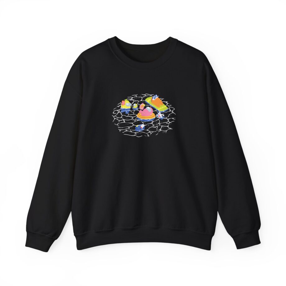 Among Us Swimming Unisex Heavy Blend™ Crewneck Sweatshirt