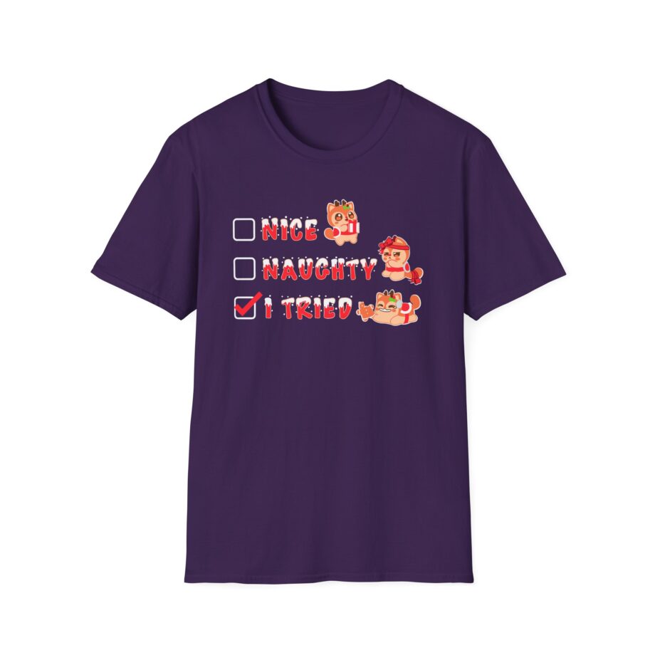 Aphmau Naughty Nice Holiday Unisex Softstyle T-Shirt