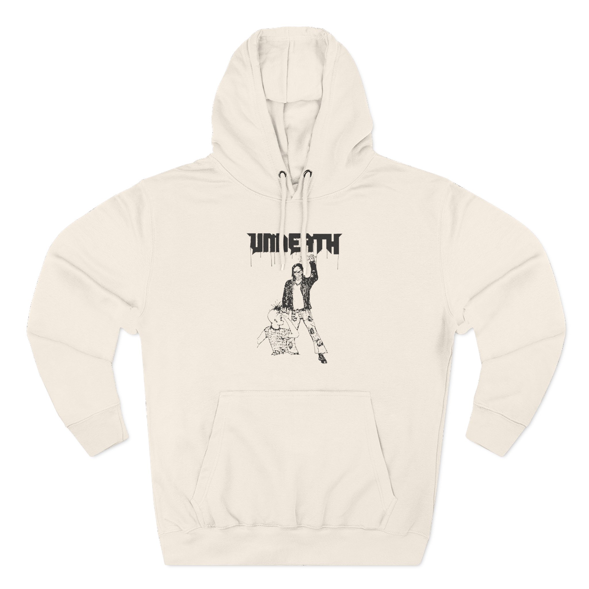 Undeath Biker Three-Panel Fleece Hoodie