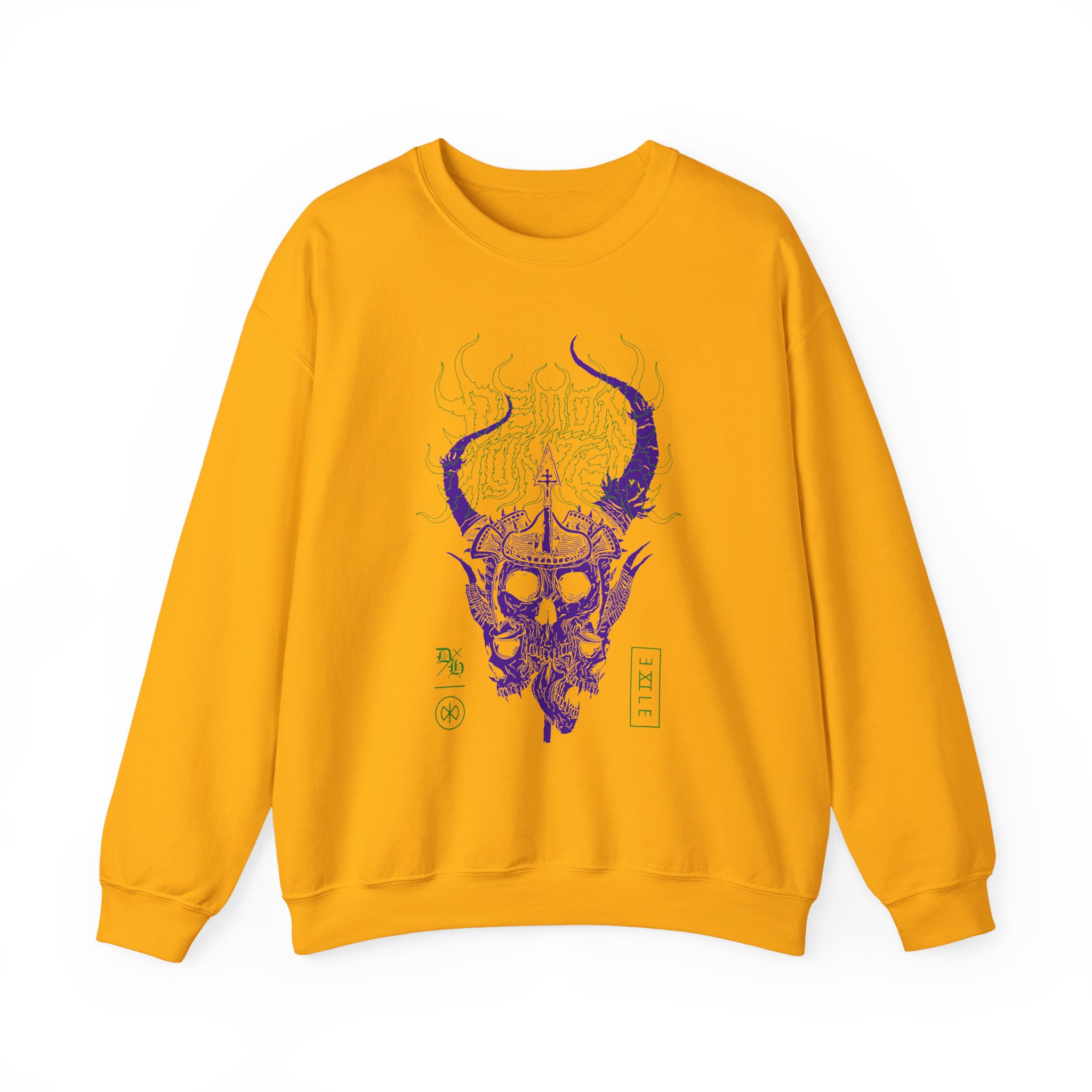 Demon Hunter Warrior Unisex Heavy Blendâ„¢ Crewneck Sweatshirt