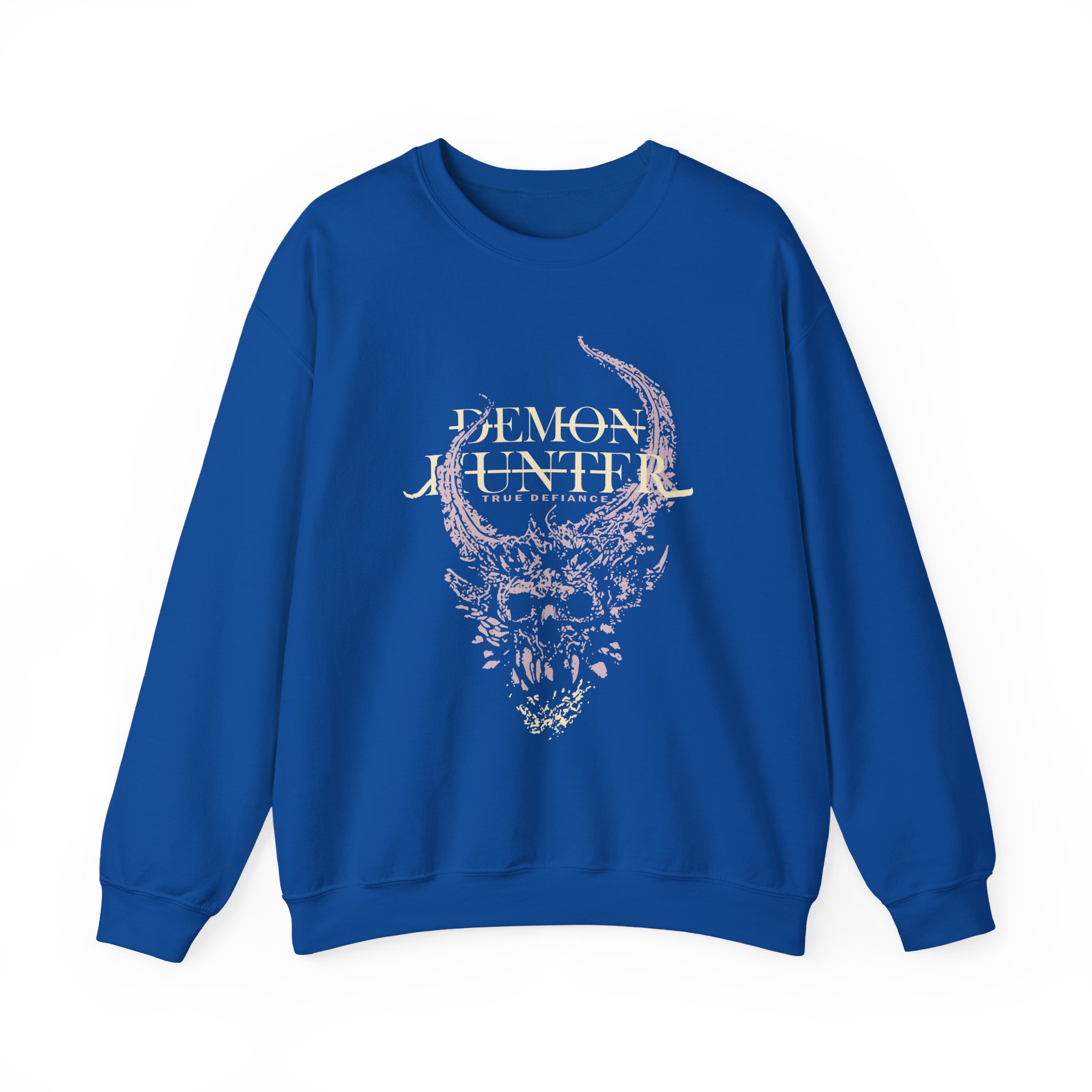 Demon Hunter Skull Unisex Heavy Blendâ„¢ Crewneck Sweatshirt