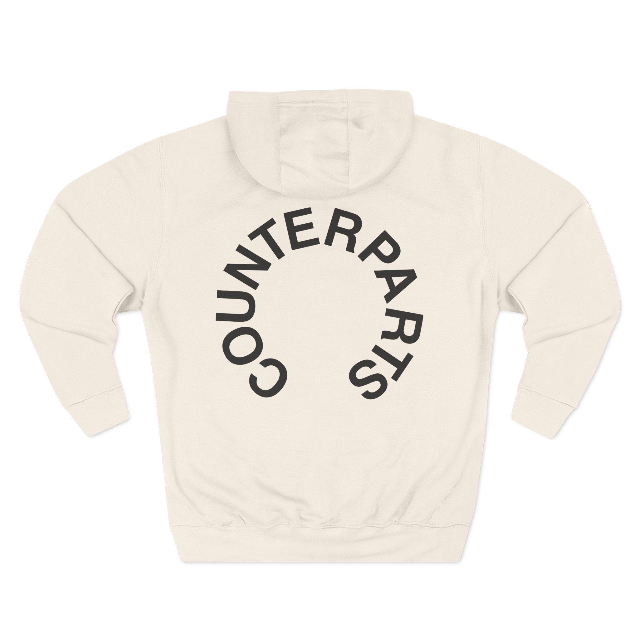Counterparts Three-Panel Fleece Hoodie